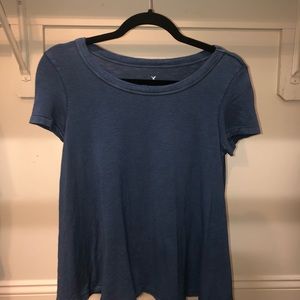 American Eagle Loose Blue Tee
